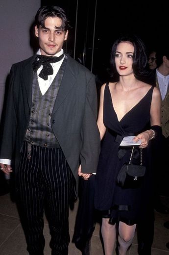 Winona Ryder e Johnny Depp