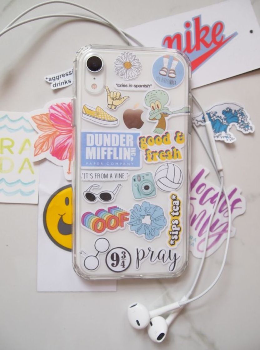 Moda stickers phone case 