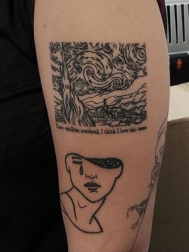 van gogh tattoo