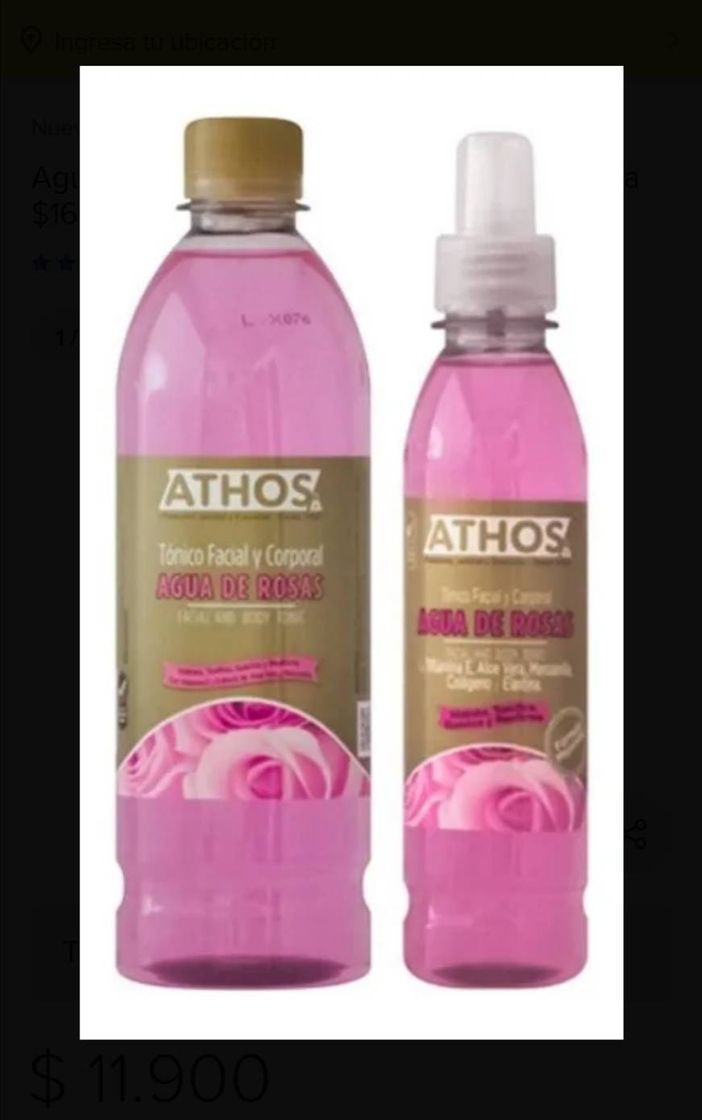 Productos Tónico Agua de Rosas 