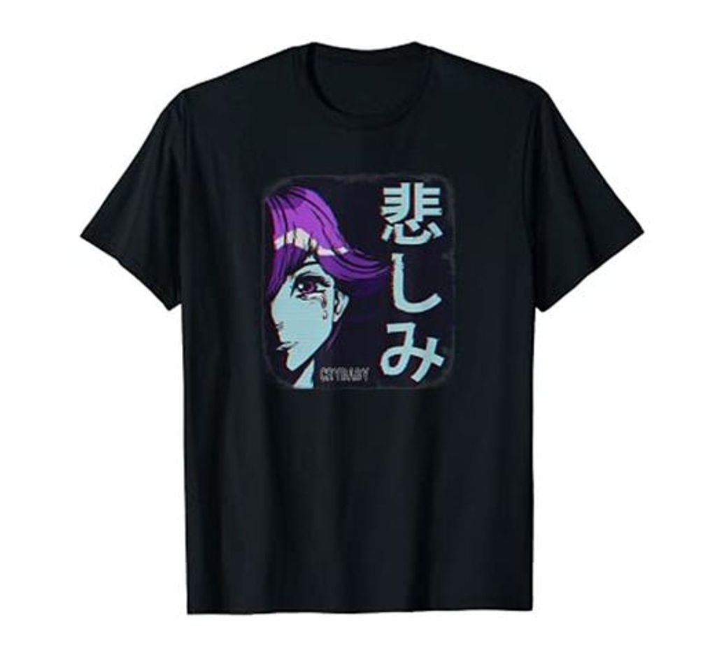 Moda Sad Vaporwave Crybaby Aestetic Gothic Vintage Anime Grunge Camiseta