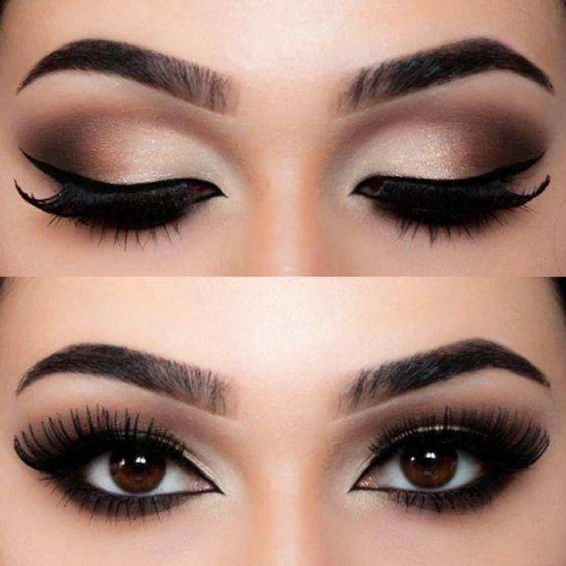 Moda Makeup com sombra opaca