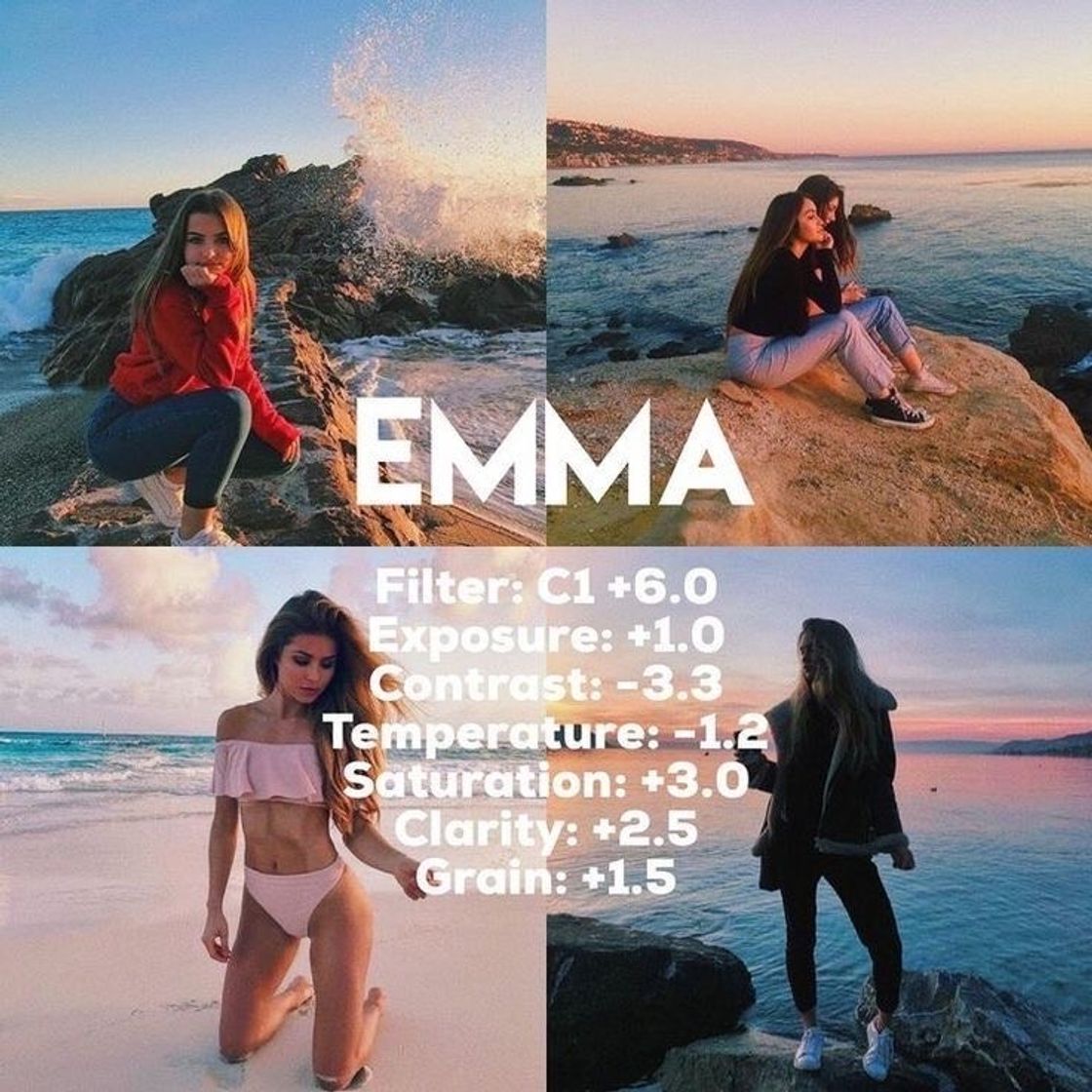 Moda EMMA VSCO FILTER