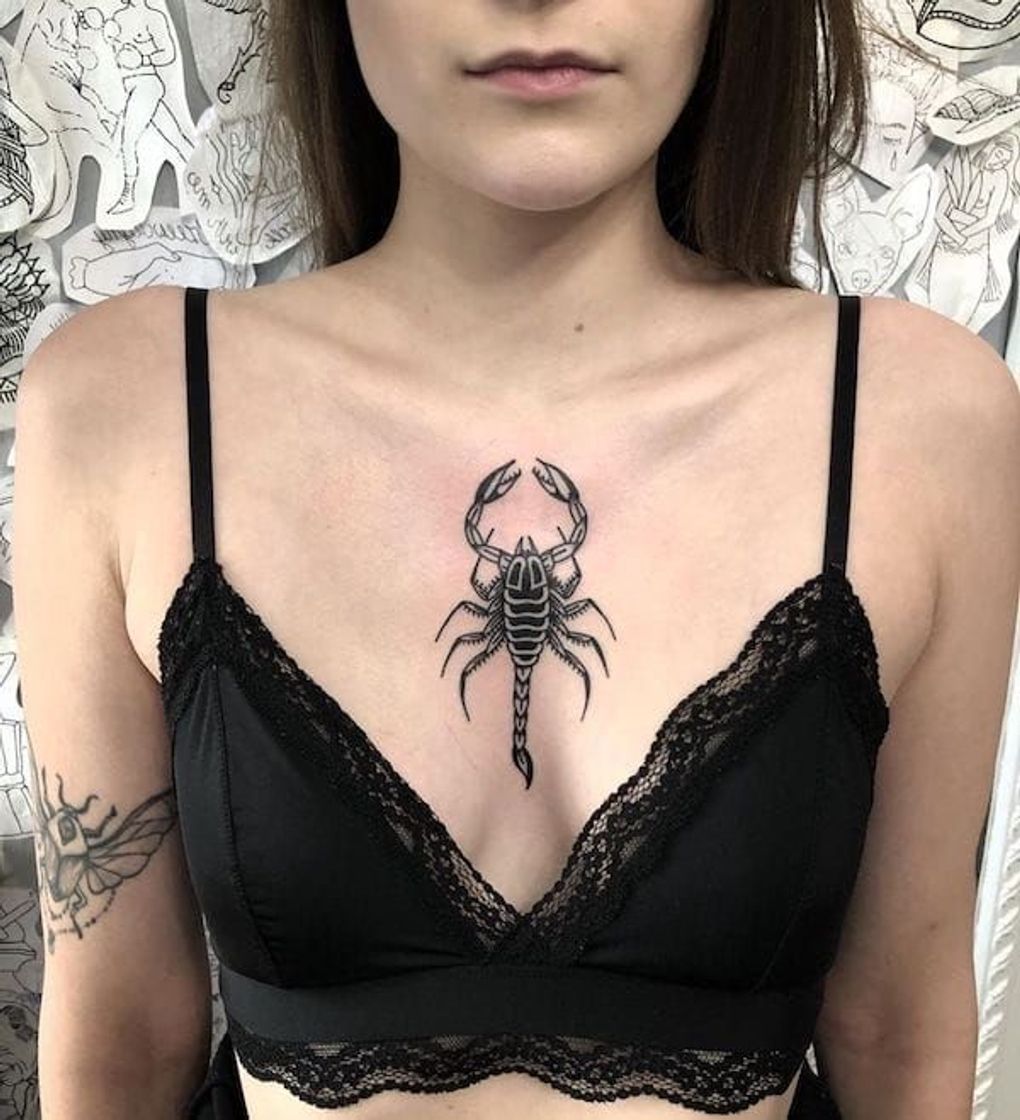 Fashion scorpion tattoo