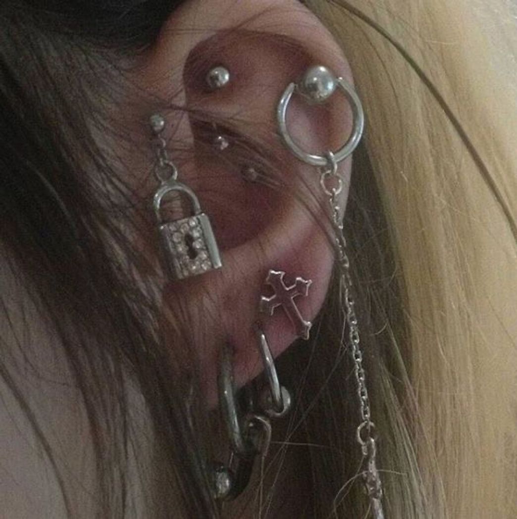 Moda padlock piercing 