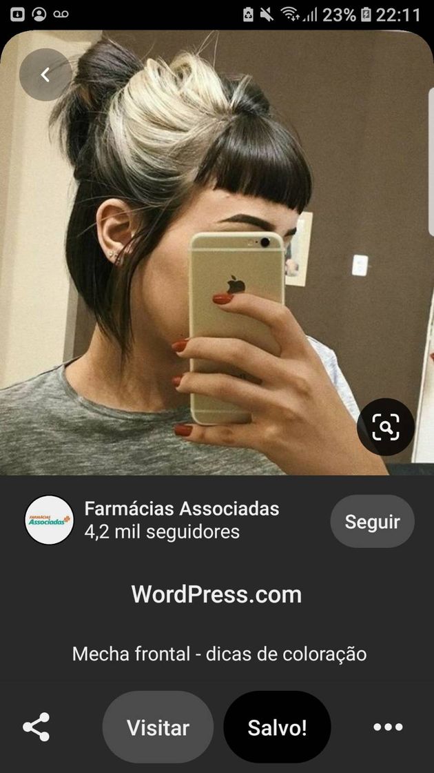 Moda O estilo que queria pro meu cabelo