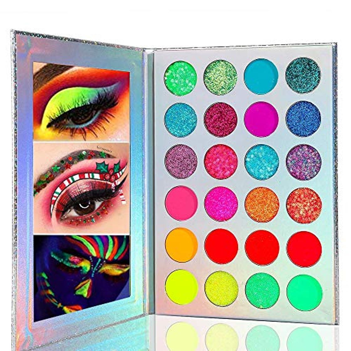 Product Kalolary Neon Paleta de sombras de ojos que brilla en la oscuridad