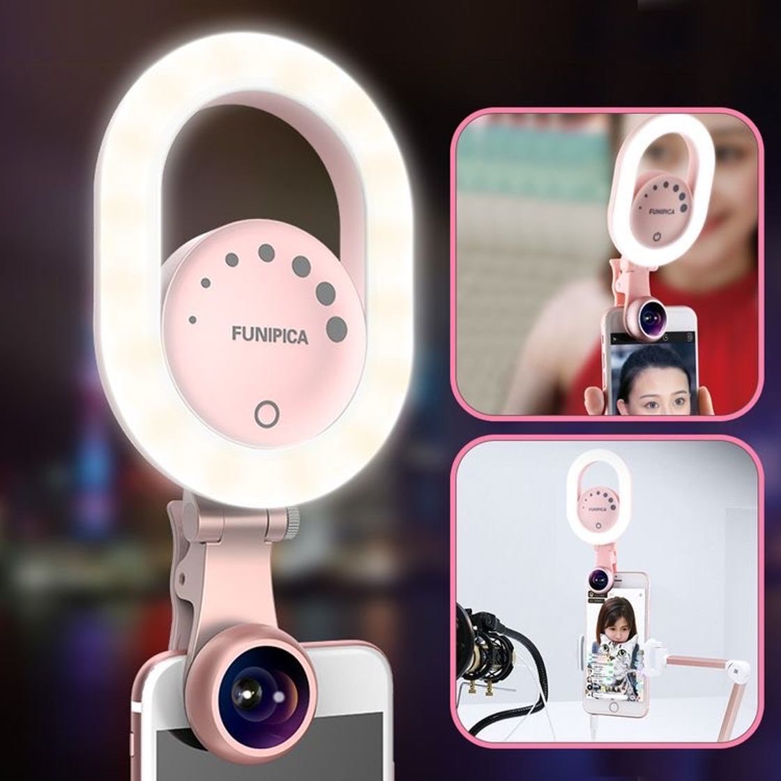 Social Ring light de celular 