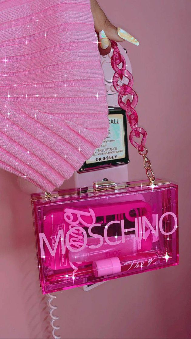 Fashion PINK LINK CLUTCH – House Of Glitters