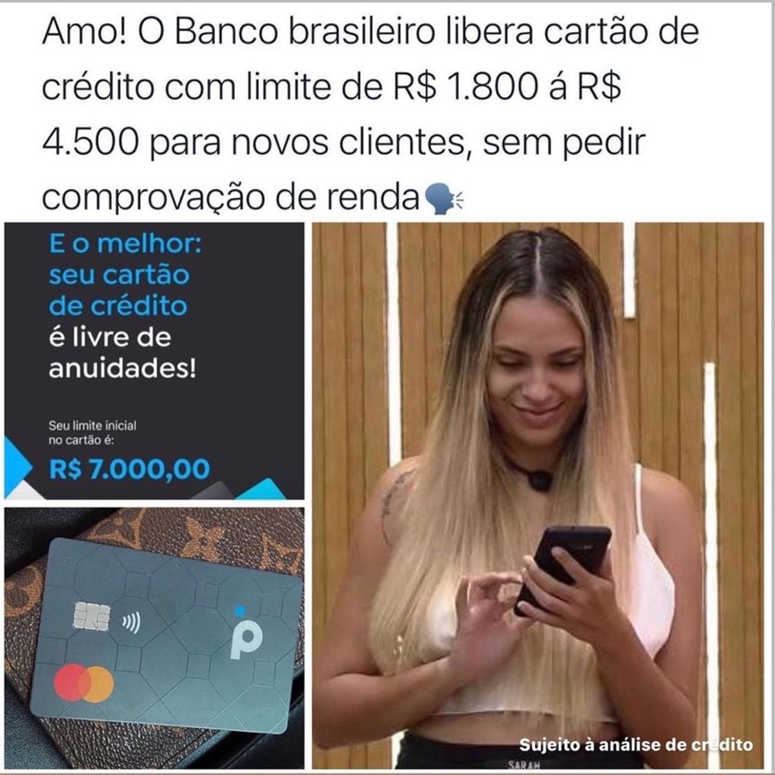 Moda Cartão de crédito sem anuidade 