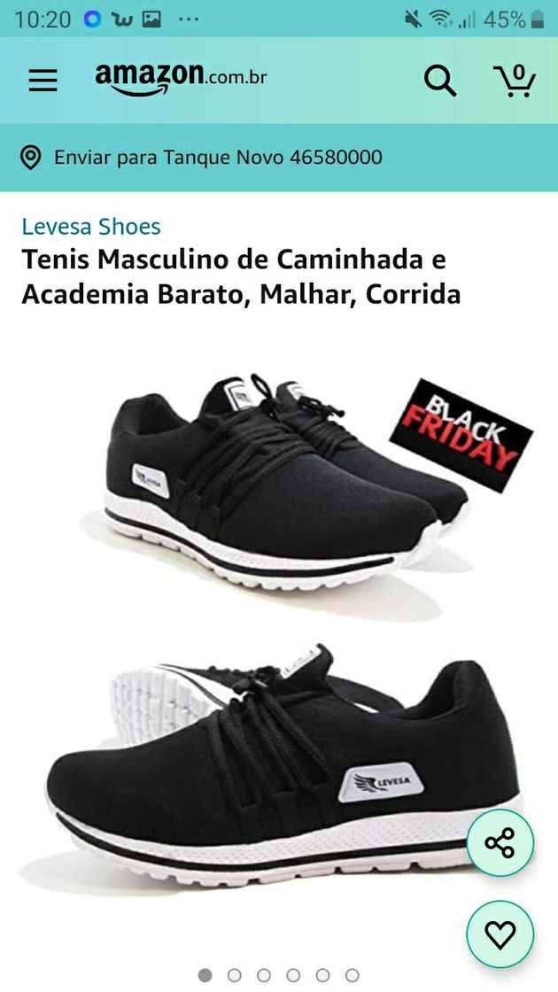 Moda Tênis preto