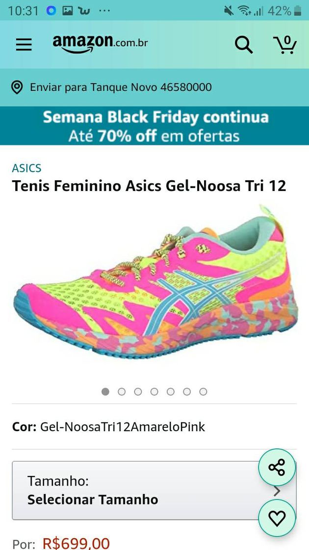 Moda Tênis colorido