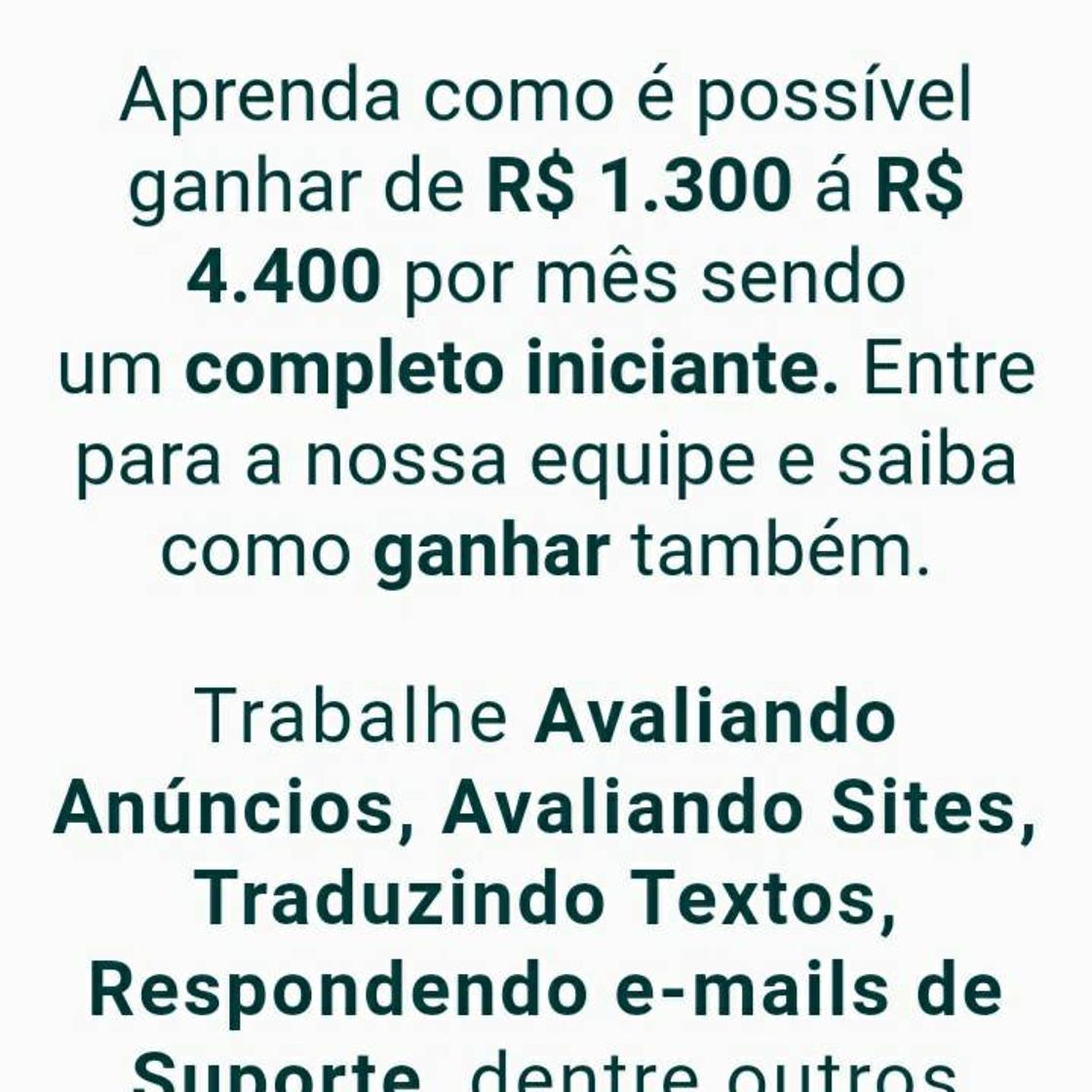Social Trabalhe no conforto da sua casa sem enganação