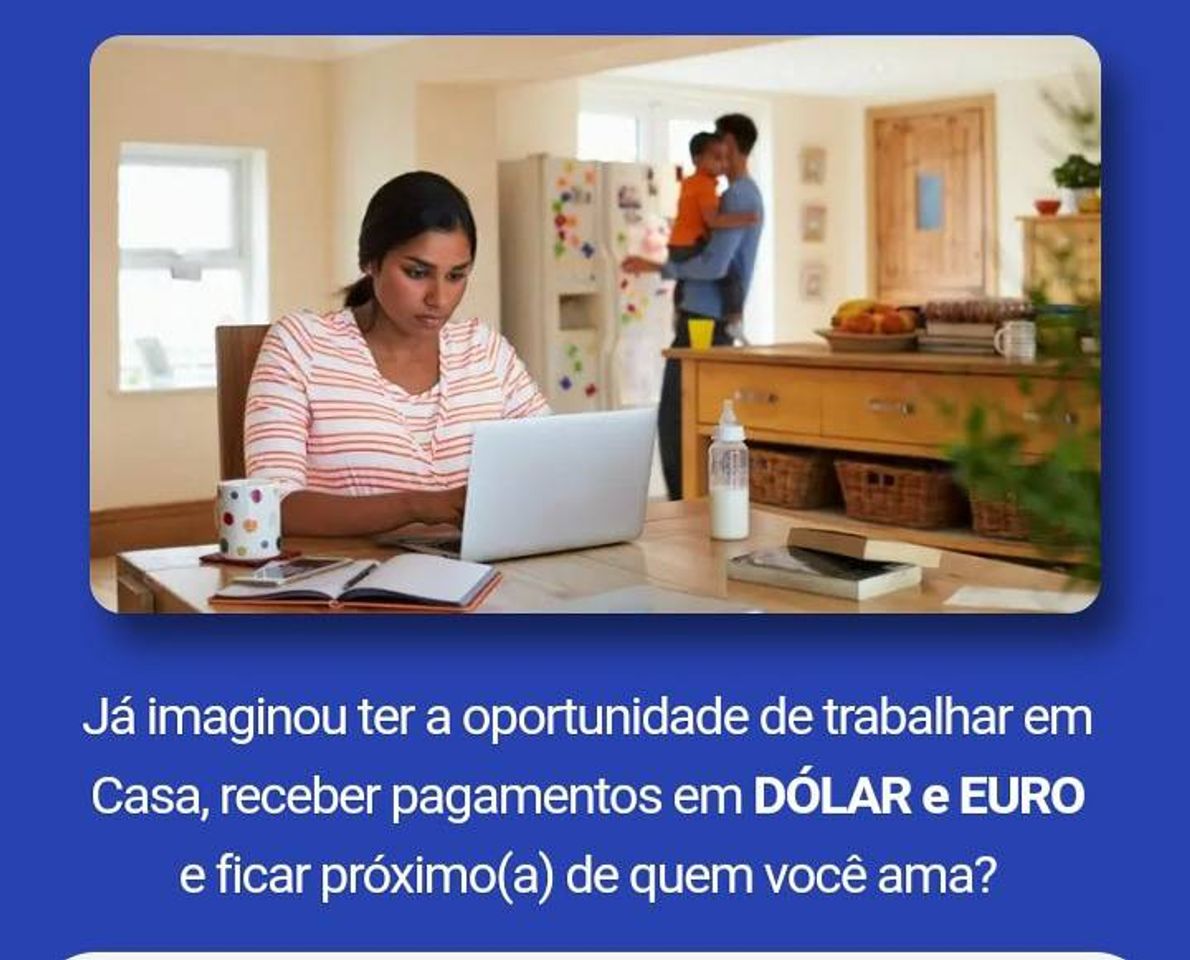 Social Home office lucrativo,trabalhe no conforto de casa