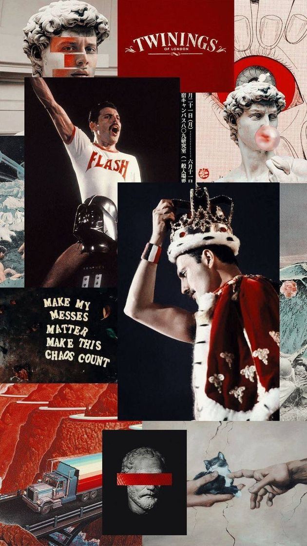 Social freddie mercury lockscreen/wallpaper