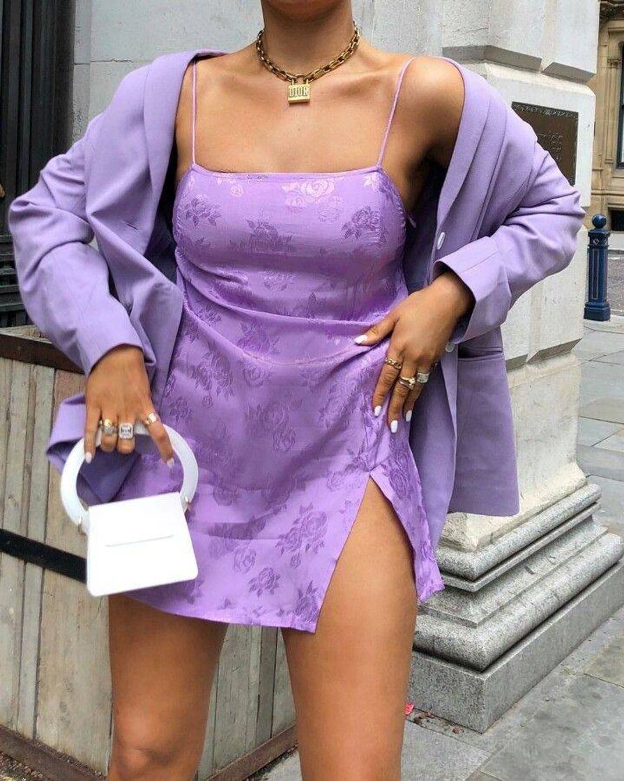 Moda purple dress