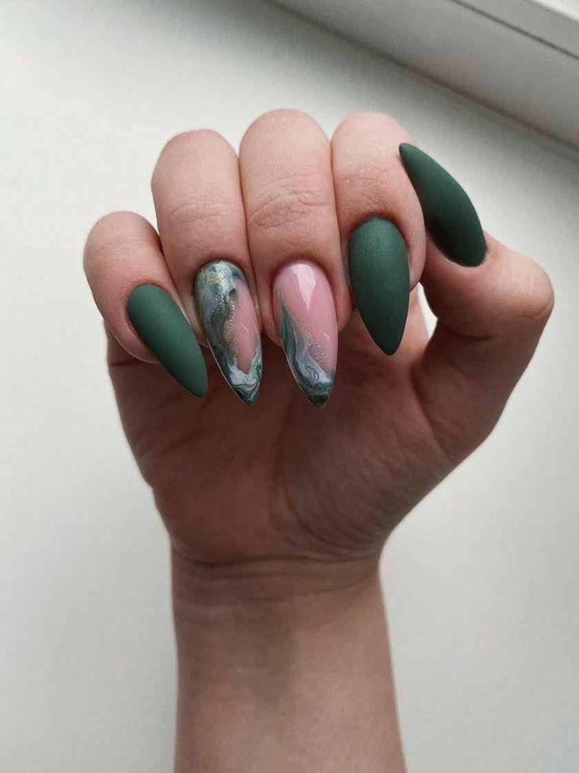 Moda Unhas verdes