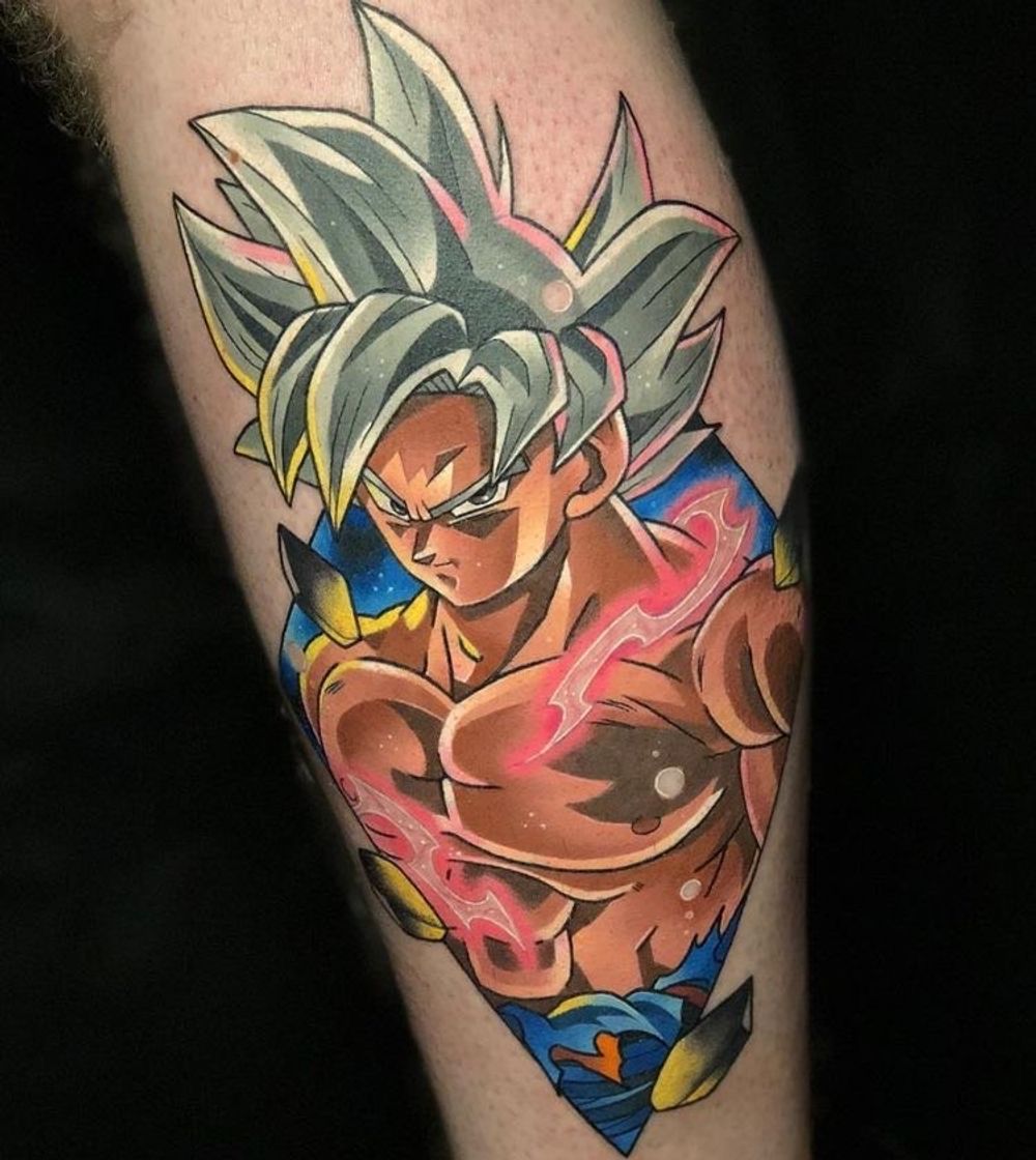 Fashion Tatuagem anime Dragon ball.