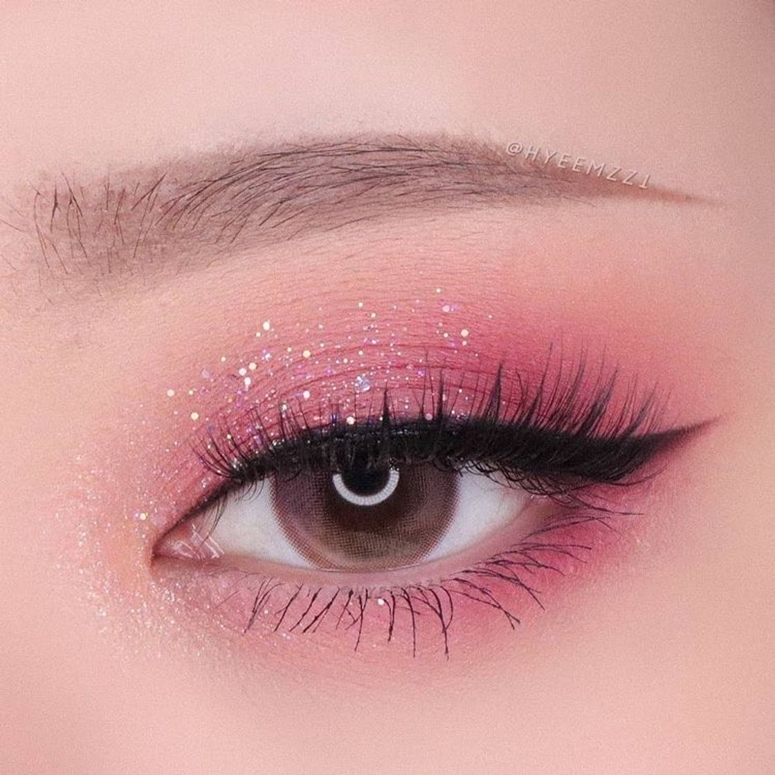 Moda Cute pink make up