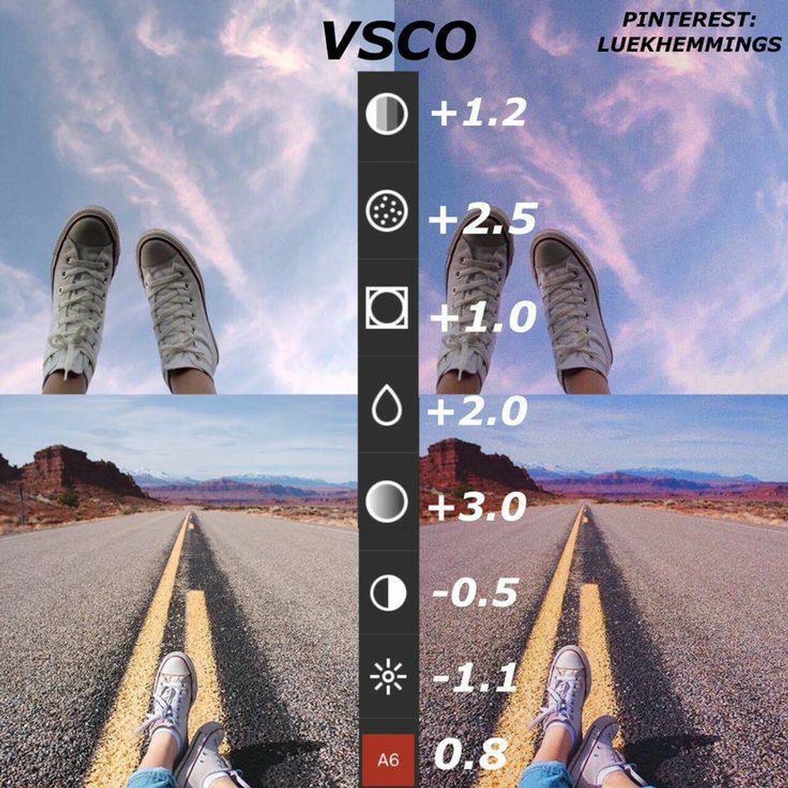 Social Filtro vsco