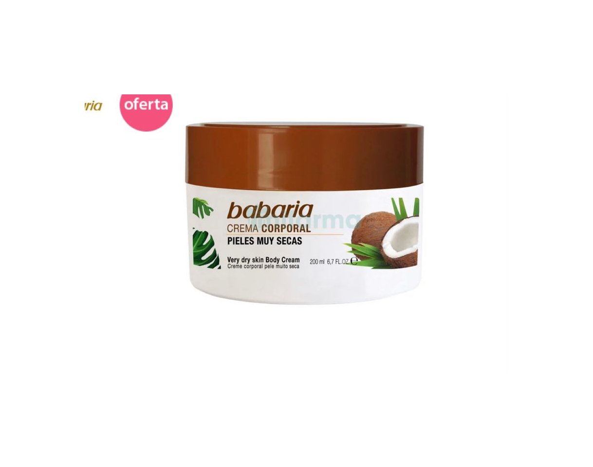 Social Crema Corporal Coco Babaria Pieles Muy Secas 200ml - Mifarma