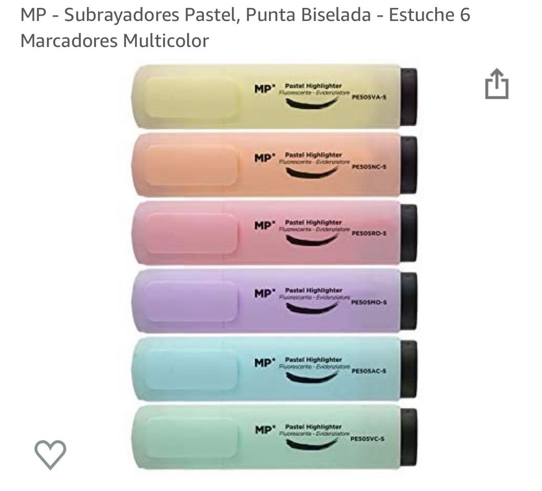 Moda Subrayadores pastel 