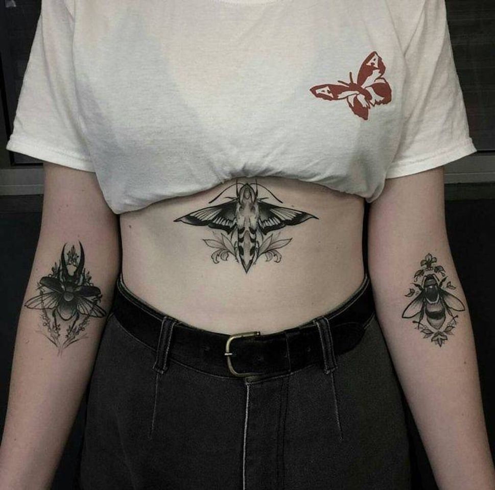 Fashion Tatuagem insetos