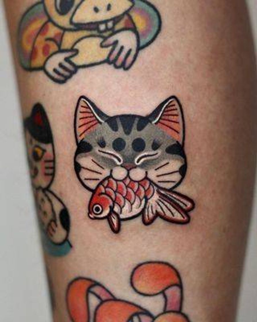 Fashion Tattoo de gatinho²