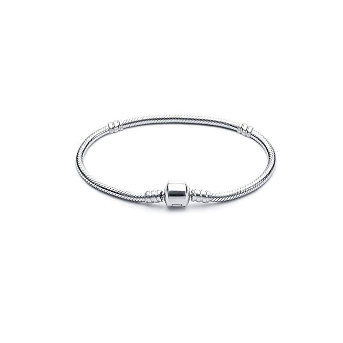 Fashion SDFASV 3mm Charm Fit Pandora Charms Plata 925 Pulsera Original Joyas Berloque Día de San Valentín Mary Poppins Bijoux Sieraden 20cm