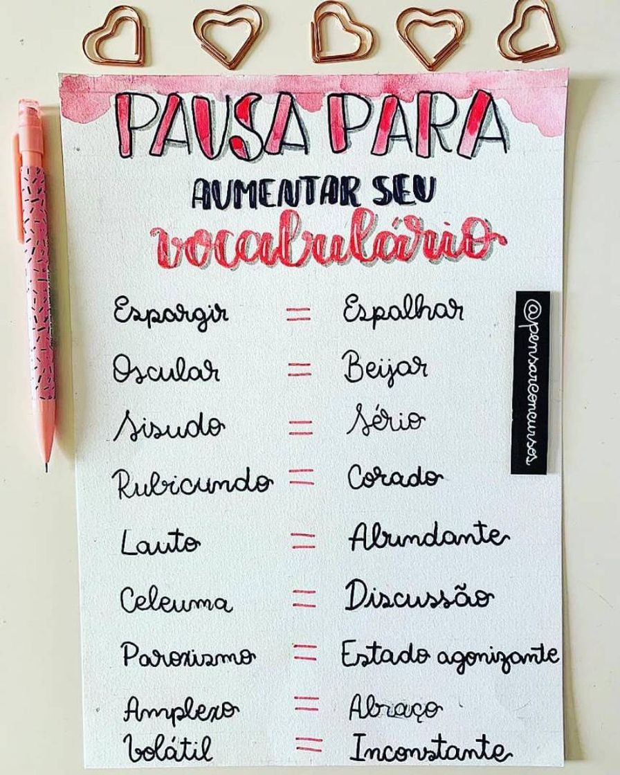 Fashion Aumente seu vocabulário! 