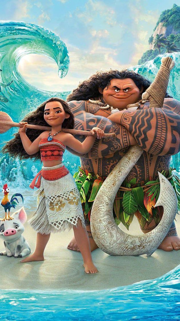 Película MOANA um mar de aventuras 🐚🏝