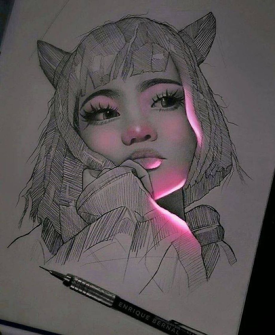 Fashion Desenhos iluminado 💡✍