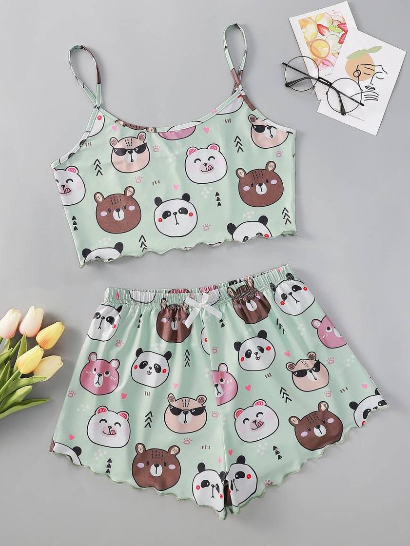 Fashion Pijama urso sem curso 