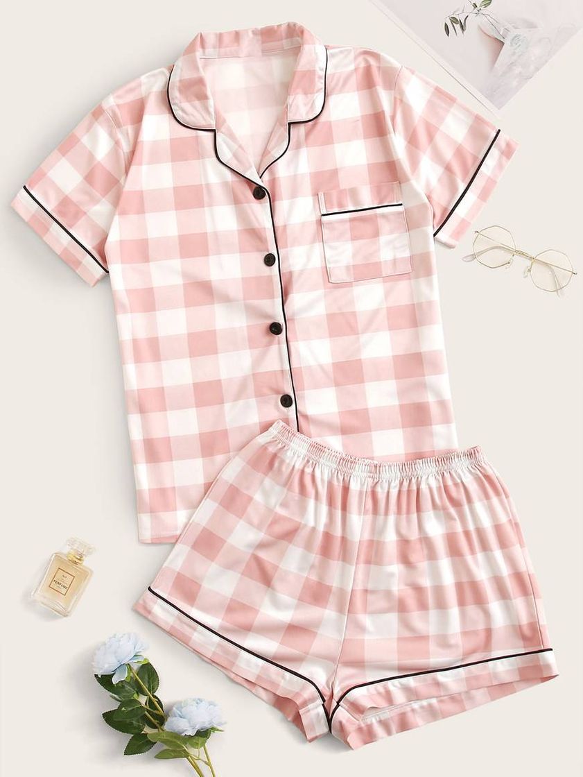 Fashion Conjunto de pijama 