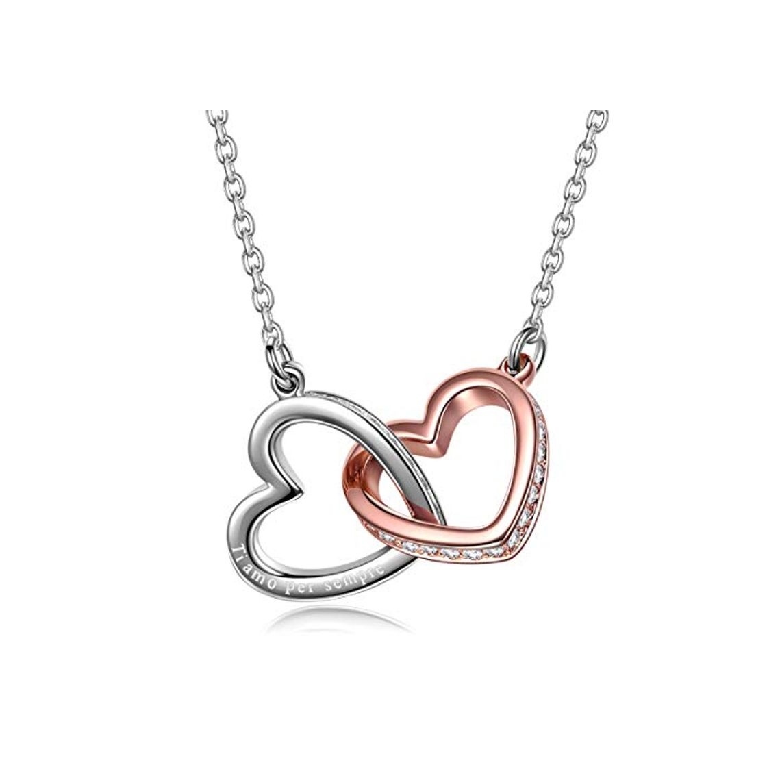 Social Kami Idea Regalos dia de la Madre Collares Mujer Joven Colgante Corazon