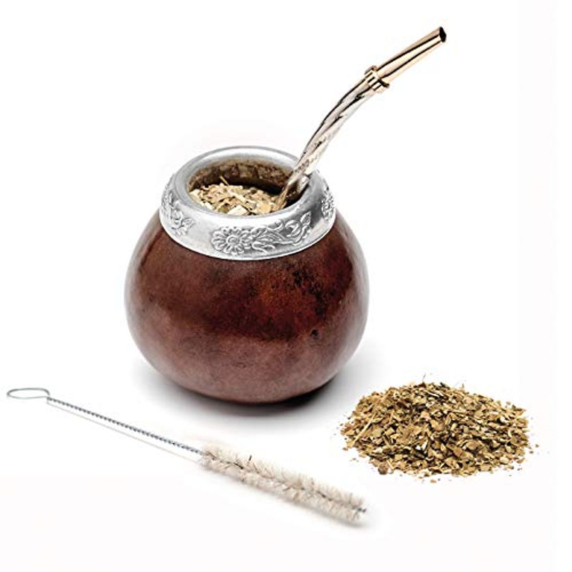 Home BALIBETOV Nuevo Mate Argentino - Set de Mate de Calabaza Natural Hecho