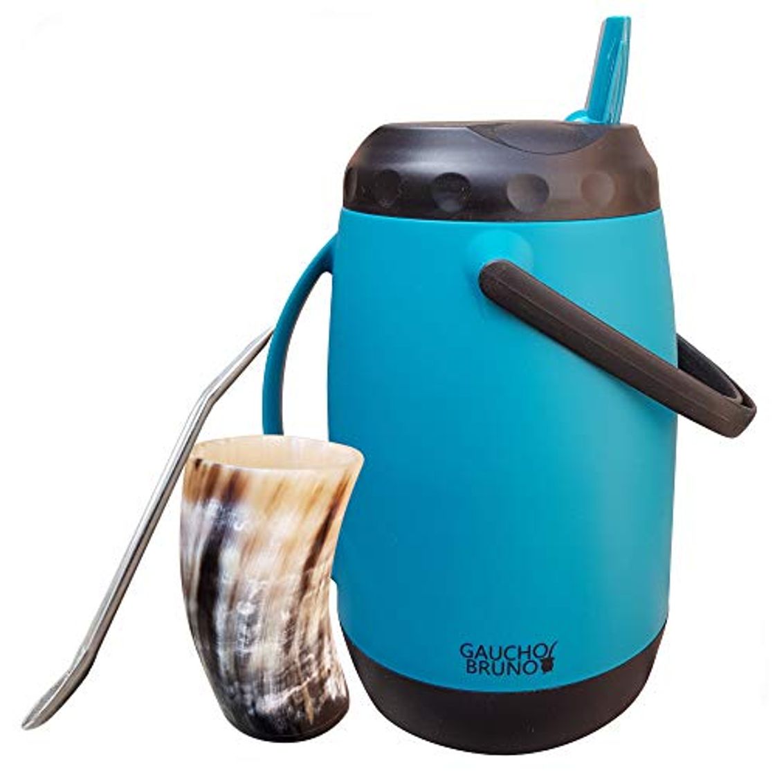 Producto Gaucho Bruno - Terere Starter Kit con Mate de Guampa| Termo estilo