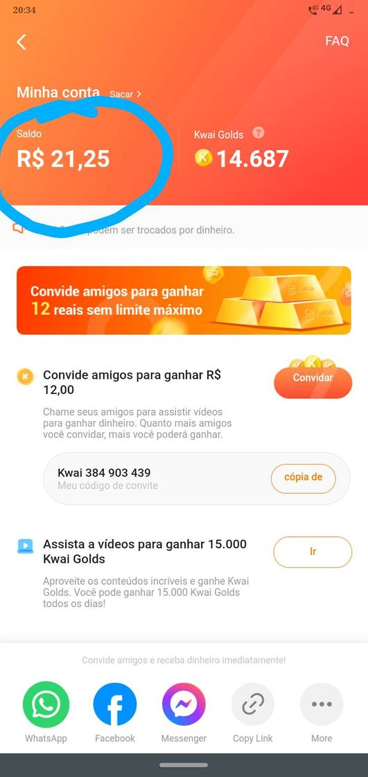 Social App para ganhar dinheiro 