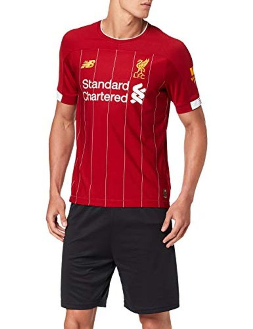 Social New Balance Liverpool FC Home SS Jersey No EPL Patch Camiseta Crew