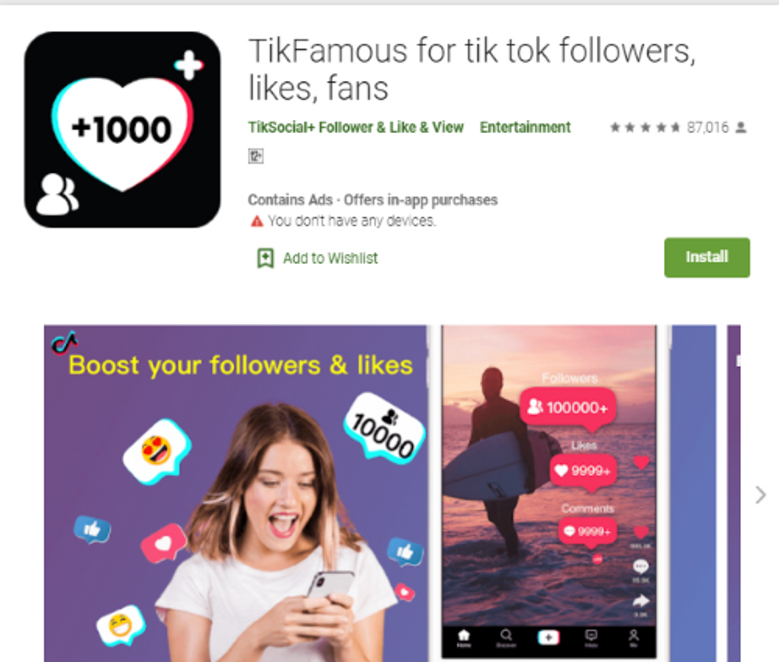 App Reports+ for TikTok likes,fans