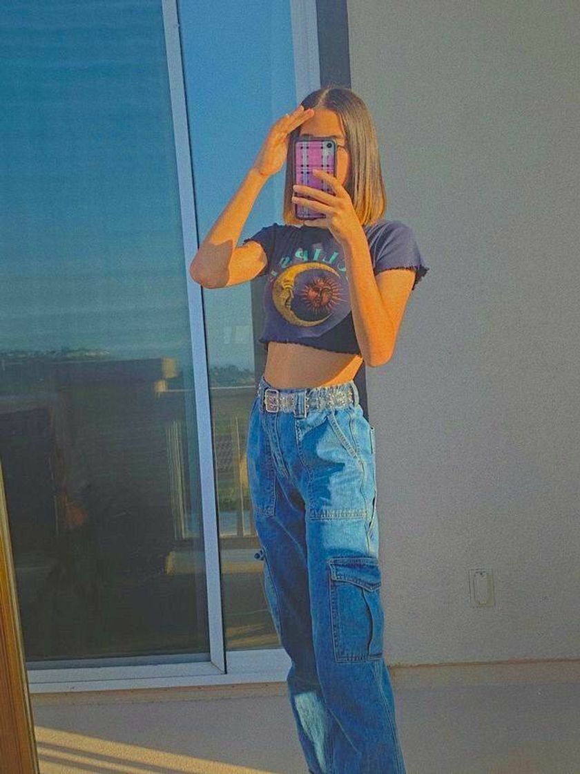 Social Cropped and Jeans