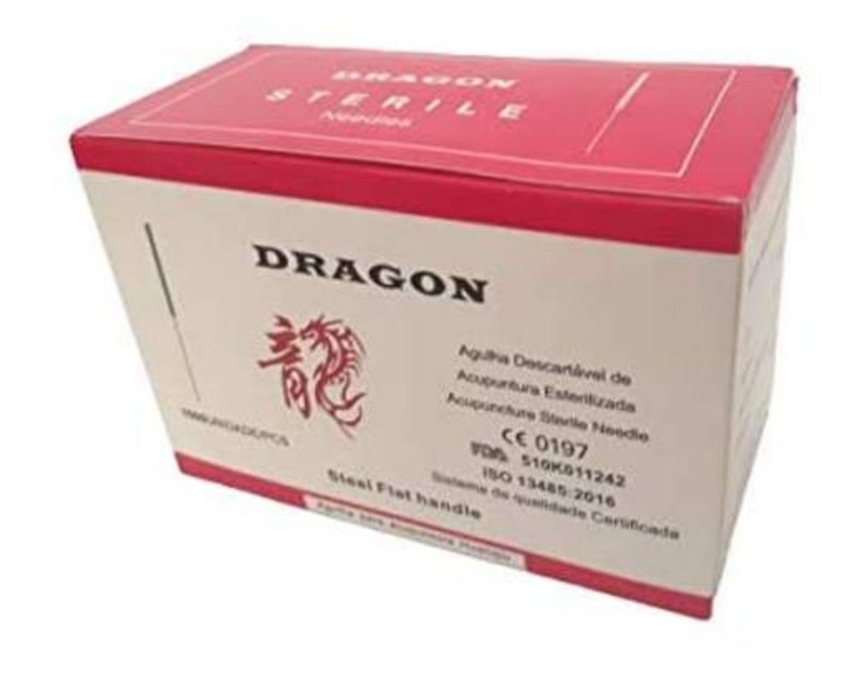 Social Agulhas Gold Dragon 0,25x40 Para Acupuntura C/100 Agulhas

