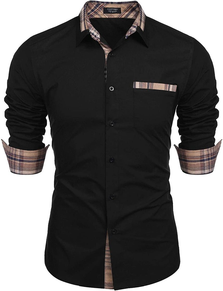 Moda COOFANDY Camisa para hombre