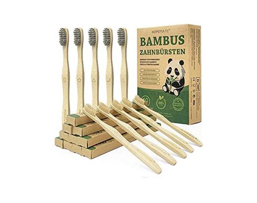 Cepillos de dientes de bambú