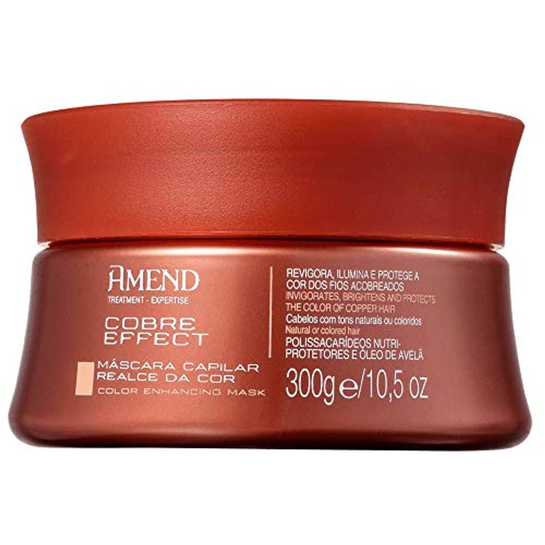 Belleza Amend expertise Mascarilla Capilar Efecto Cobre 300 g con aceite de avellana