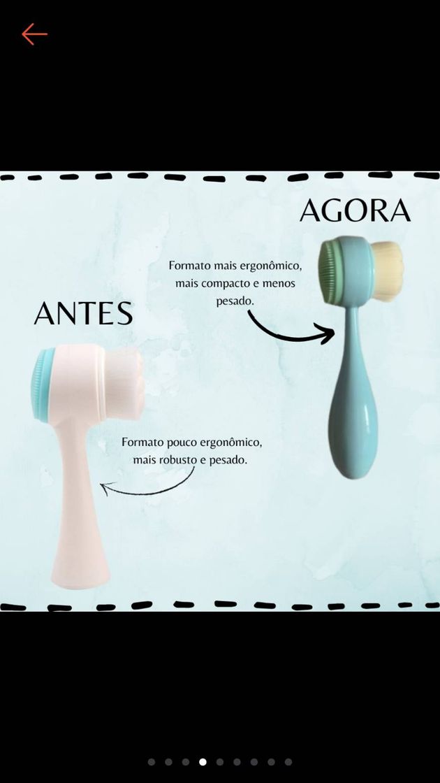 Moda Escova de skin care 