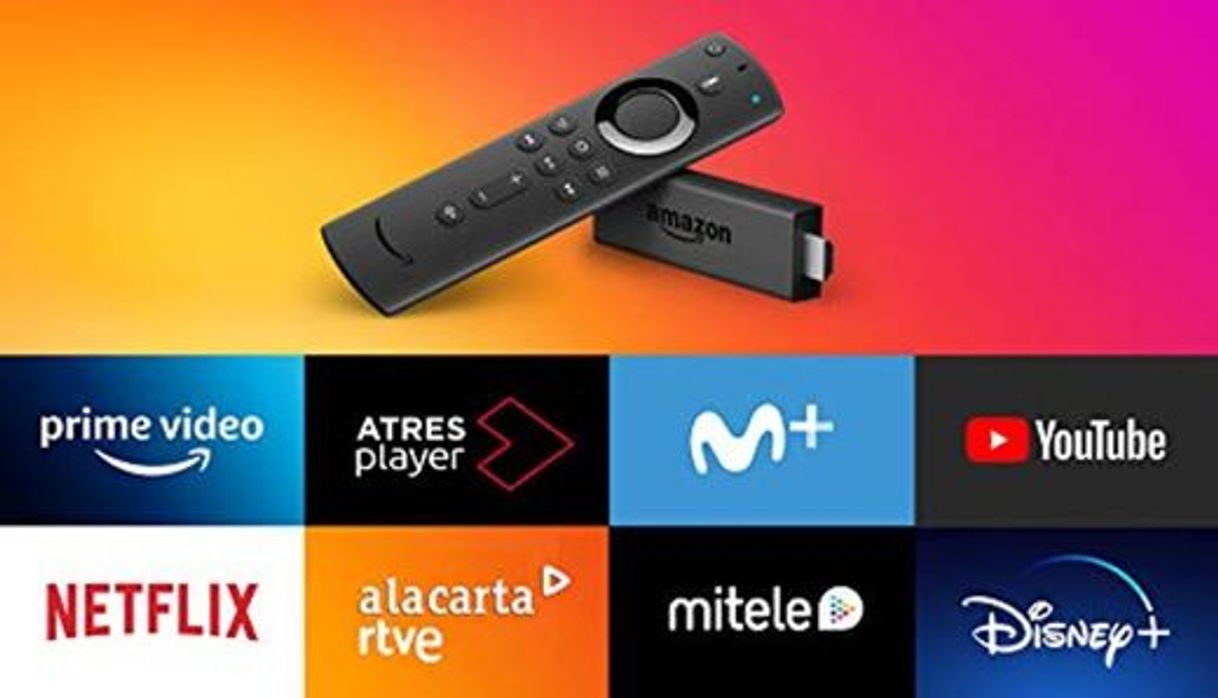 Electrónica Amazon Fire TV Stick con mando por voz Alexa