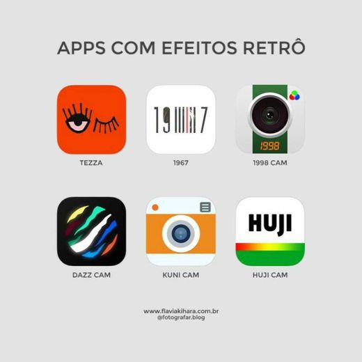 5 app de edição efeito retro