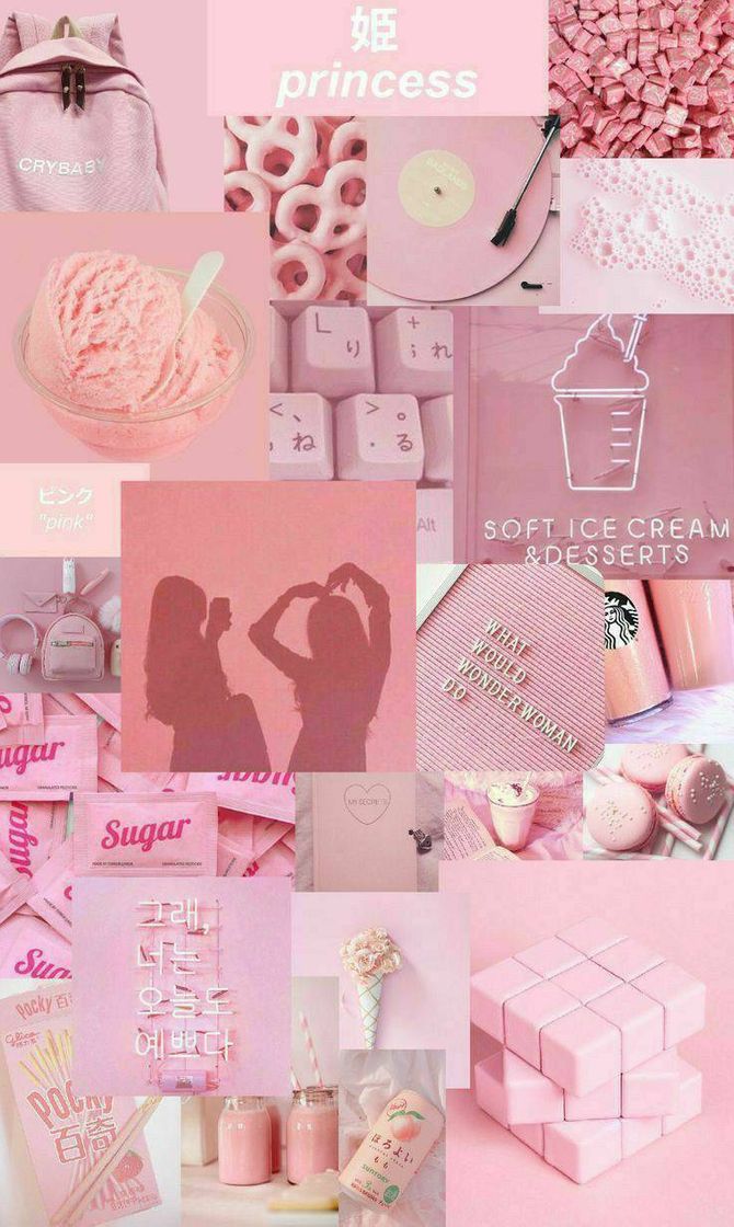 Fashion aesthetic pink