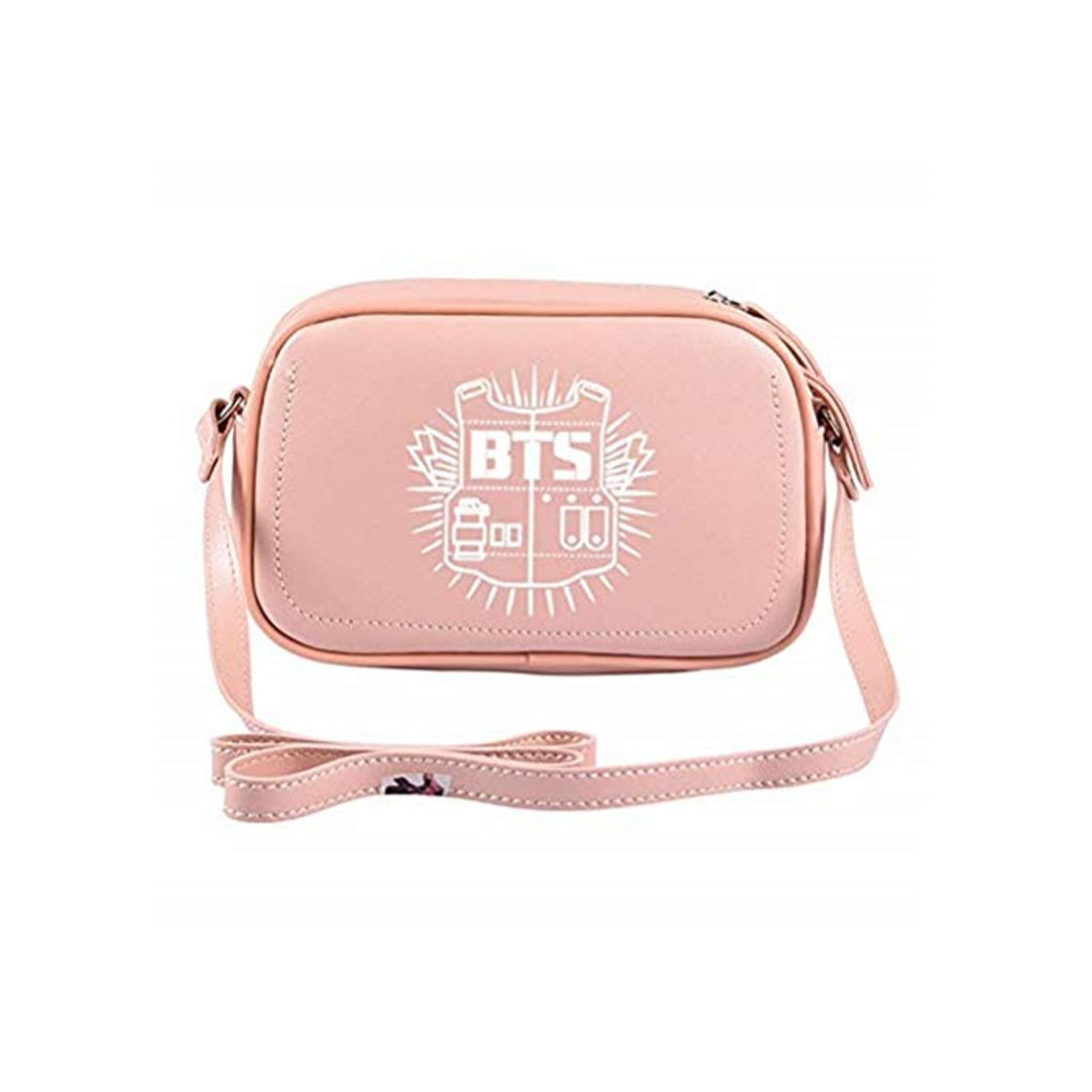 Fashion FaLaidi Kpop BTS Bangtan Boys - Bolso bandolera de piel sintética para